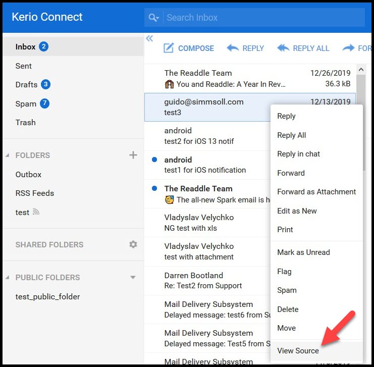 kerio connect webmail login default